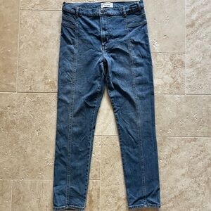 Reformation Blue Straight Leg Jeans